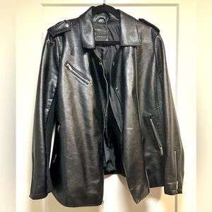Lane Bryant faux leather jacket size 14/16